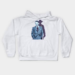 Gary Cooper - An illustration by Paul Cemmick Kids Hoodie